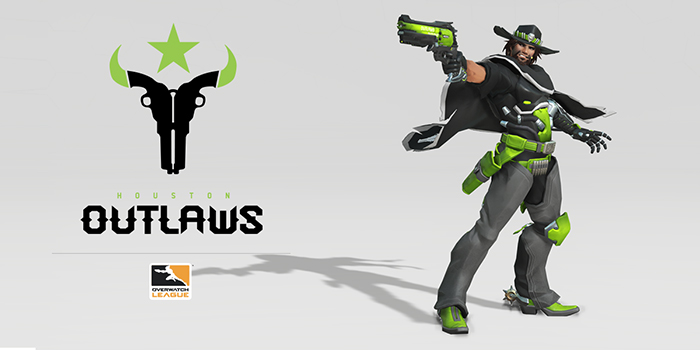 Logo of the Houston Outlaws. Returning team in Overwatch League Season 2.