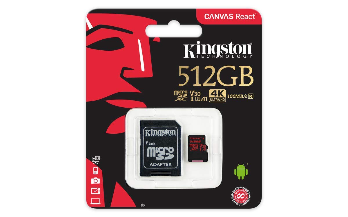 Kingston Canvas React microSD card