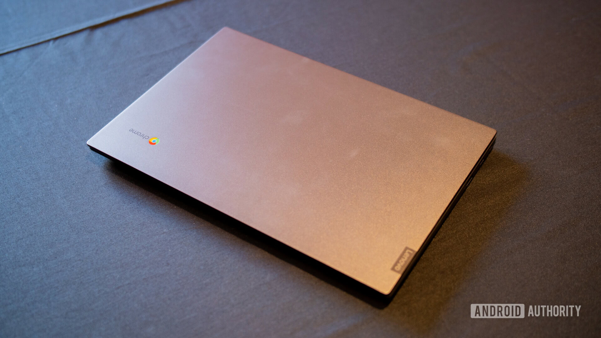 Lenovo 14e Chromebook in a closed position