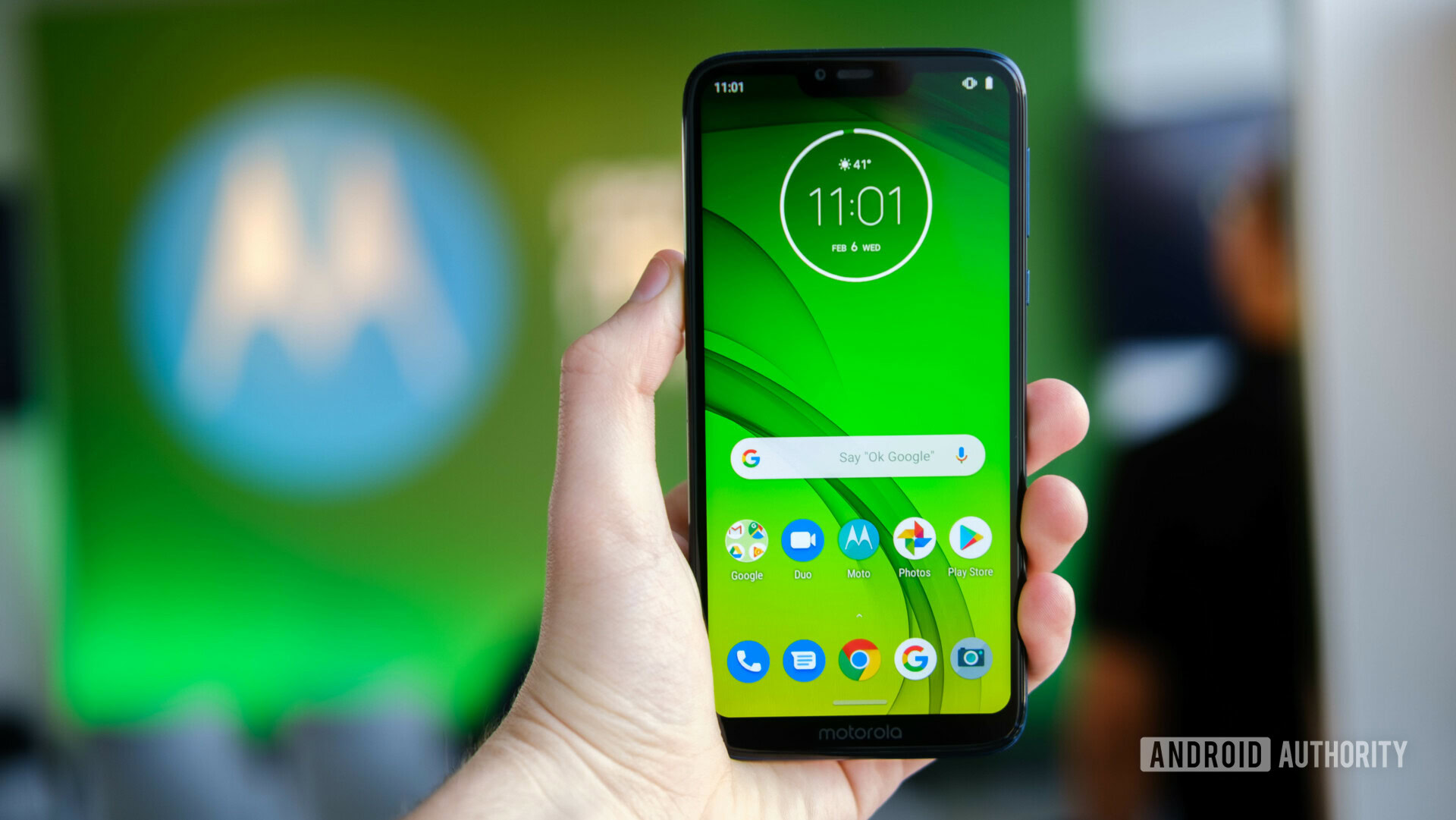 Moto G7 Power display