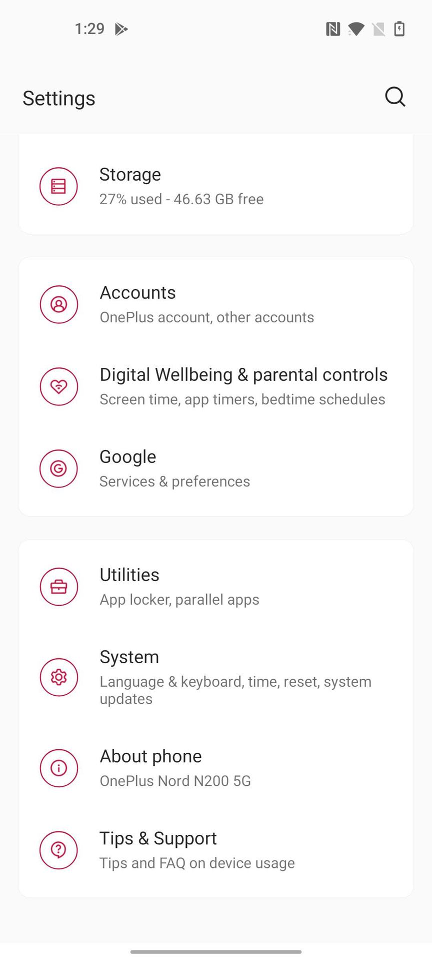 OnePlus App Locker 1