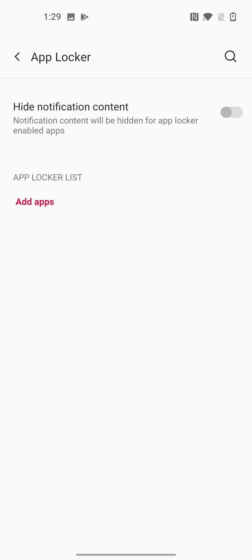 OnePlus App Locker 3