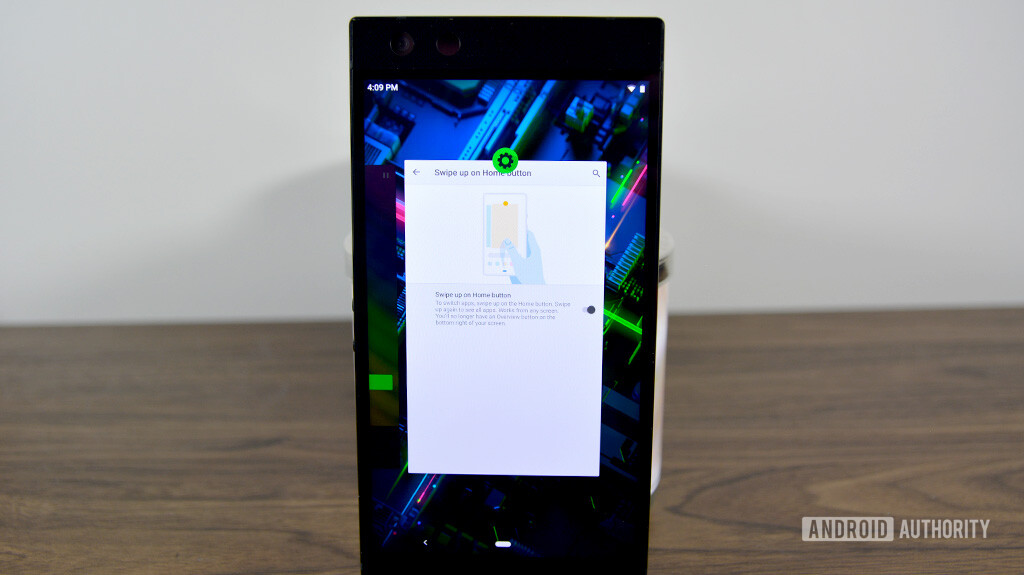 A Photo of the Razer Phone 2 Android Pie update