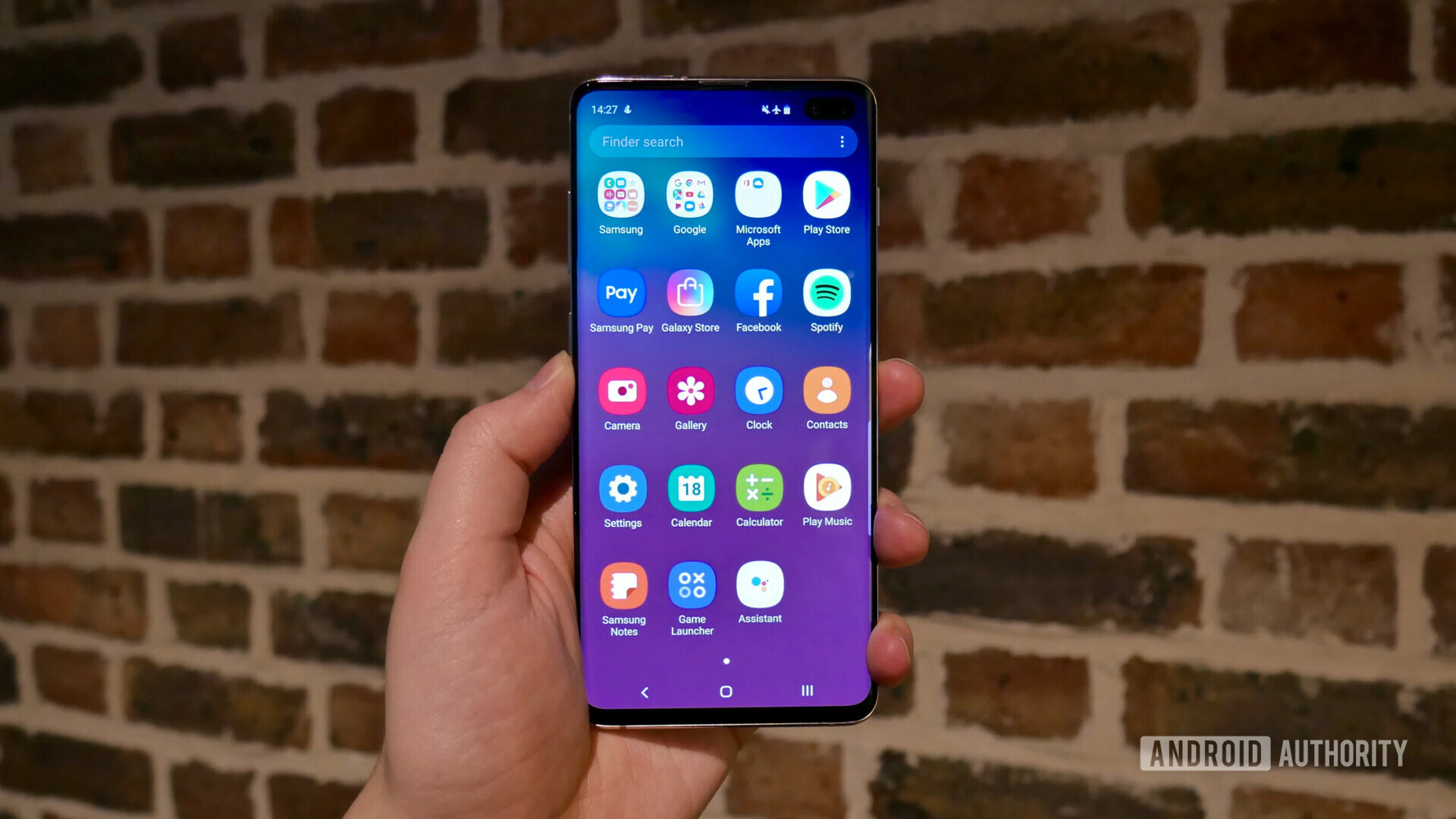 Samsung Galaxy S10 One UI app drawer