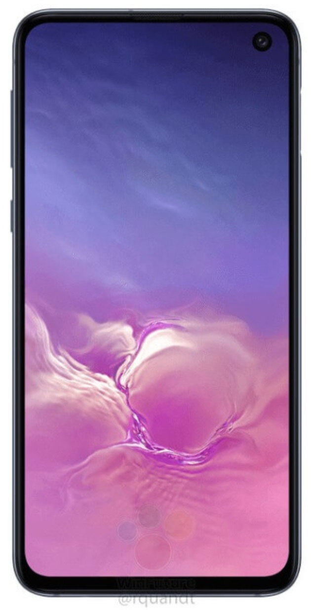 A leaked press render of the Samsung Galaxy S10e.