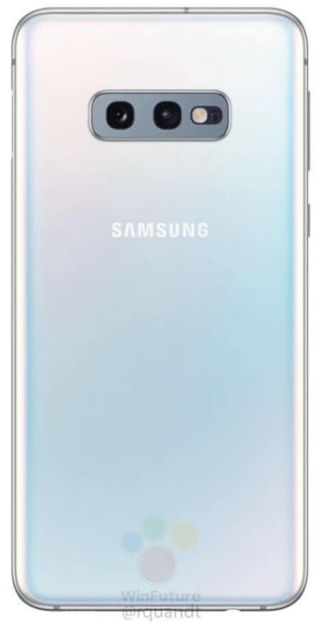A leaked press render of the Samsung Galaxy S10e.