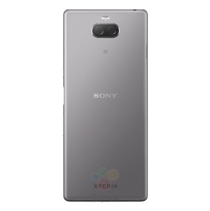 A leaked render of the Sony Xperia XA3.