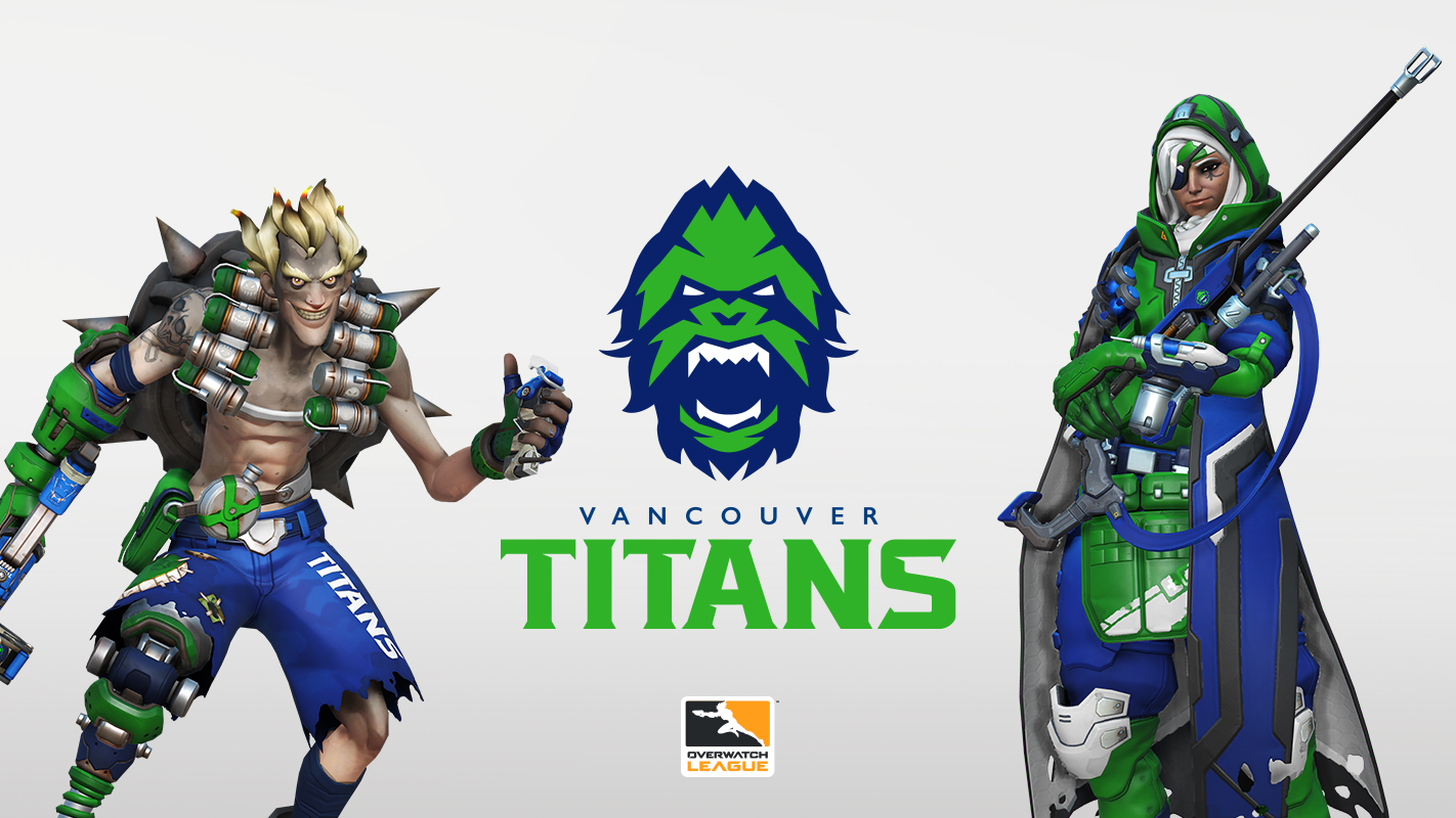 Logo of the  Vanvouver Titans. A new team in Overwatch League Season 2.