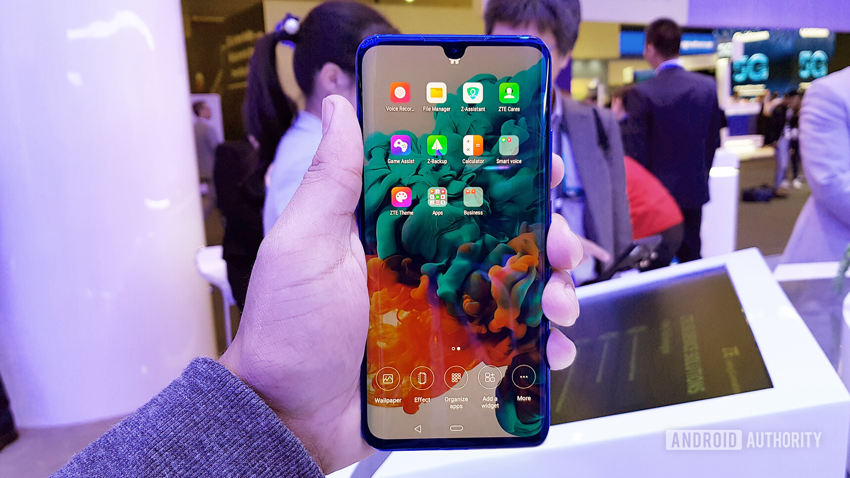 ZTE Axon 10 Pro 5G phone at the MWC 2019