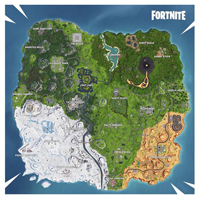 Fortnite Season 8 map