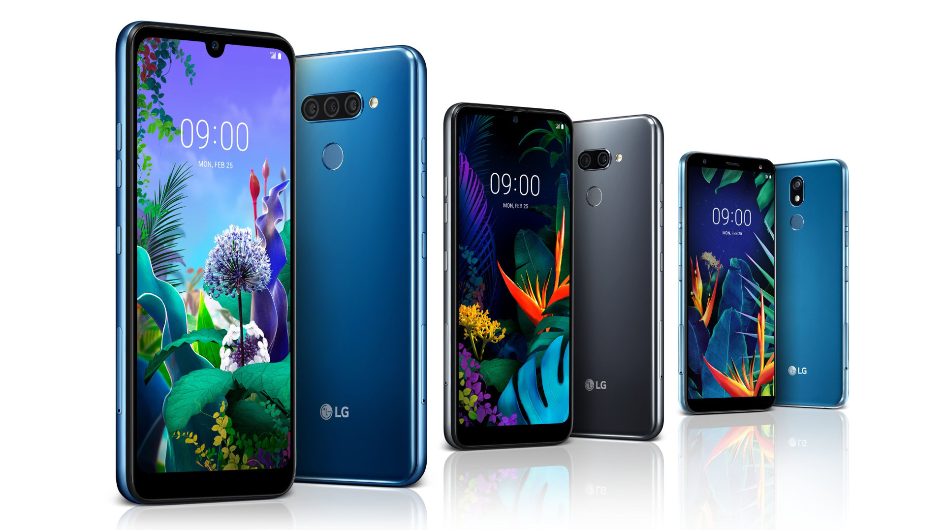 The LG Q60, LG K50, and LG K40.