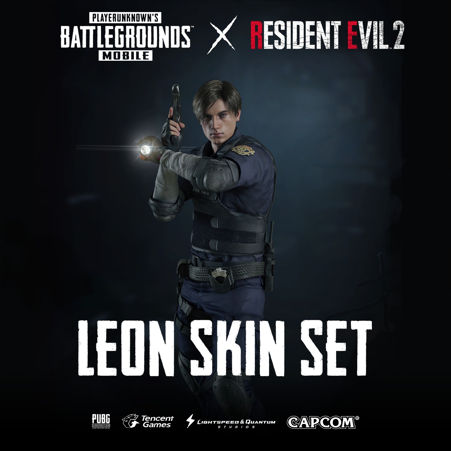 PUBG MOBILE x Resident Evil 2 Leon skins