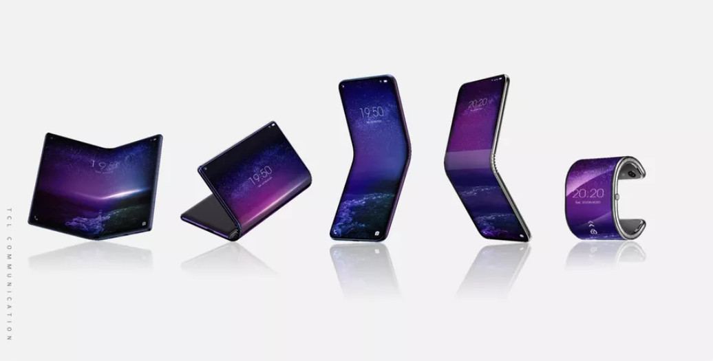 A series of foldable devices purportedly by TCL.