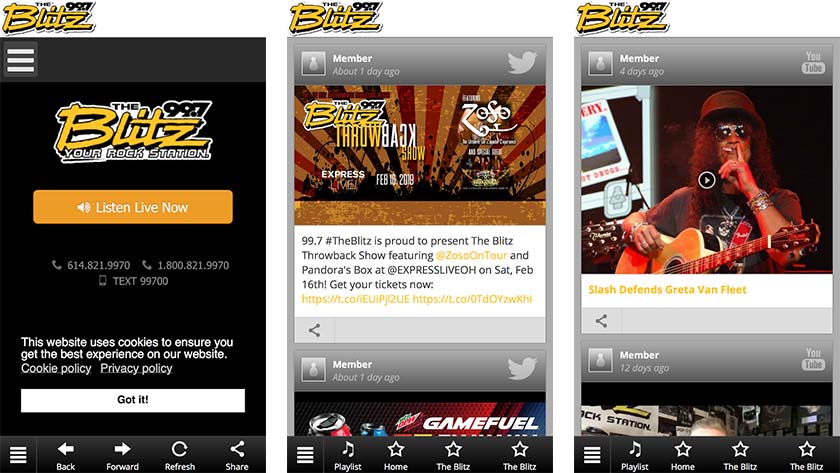 997 The Blitz is one of the best radio apps