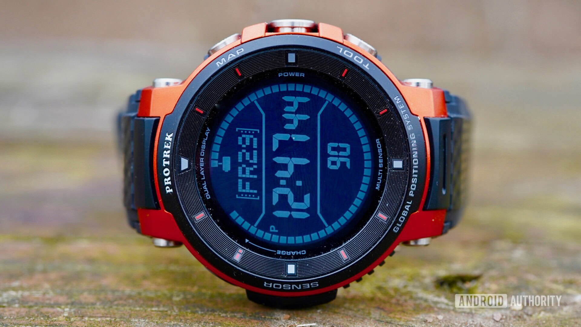 Casio Pro Trek WSD-F30 face