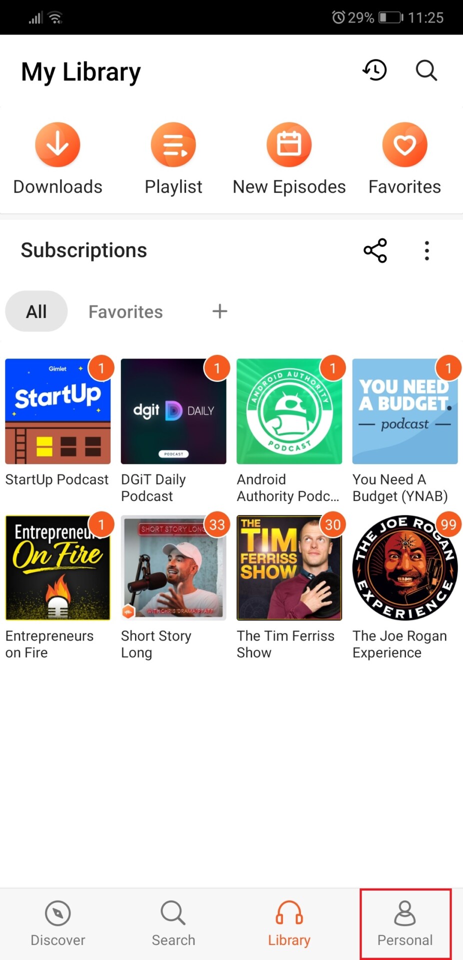 Castbox podcast screenshot