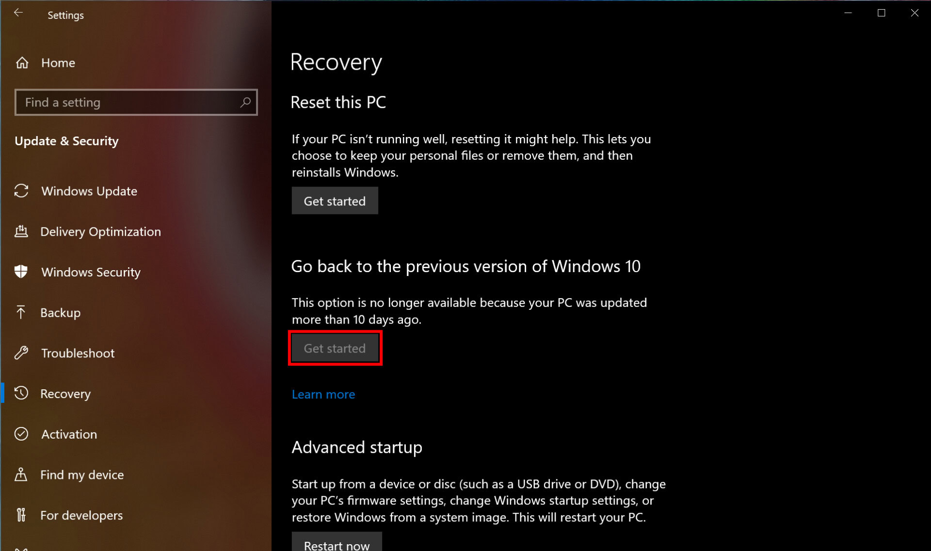 How to update Windows 10