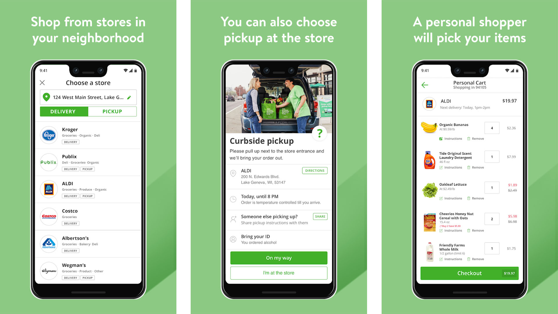 Instacart screenshot 2019 - best shopping apps