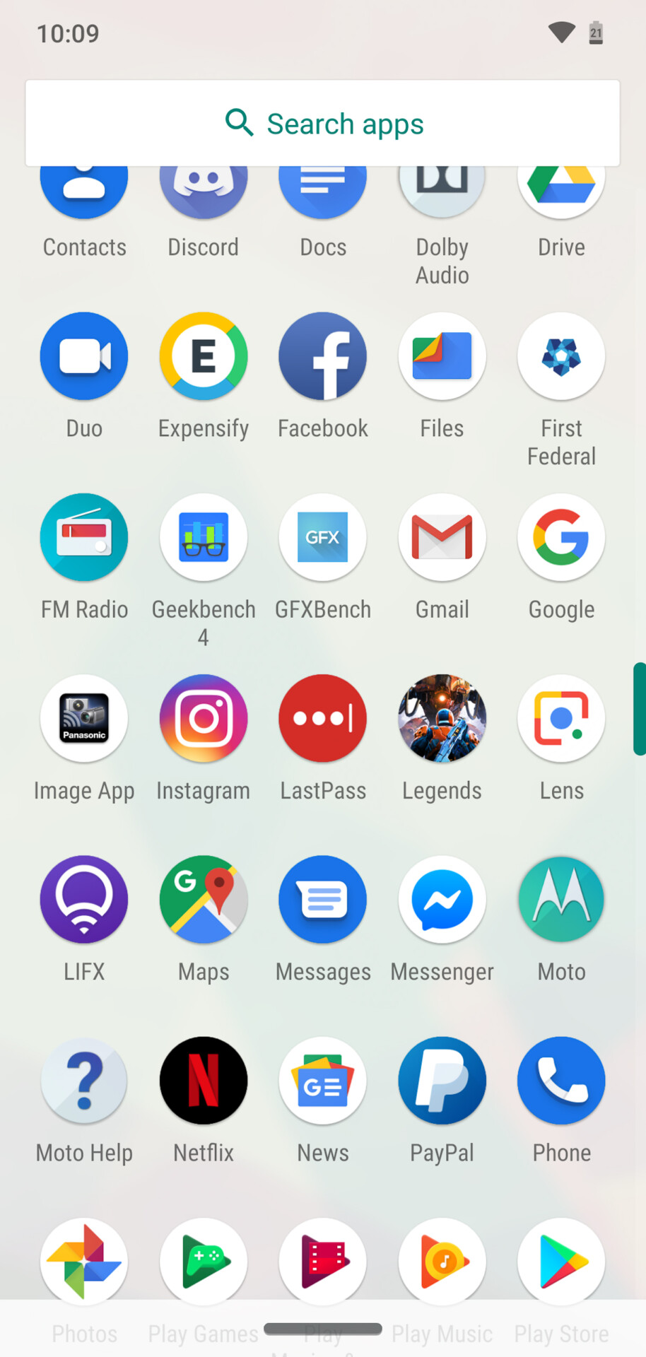 Moto G7 Review software UI screenshots