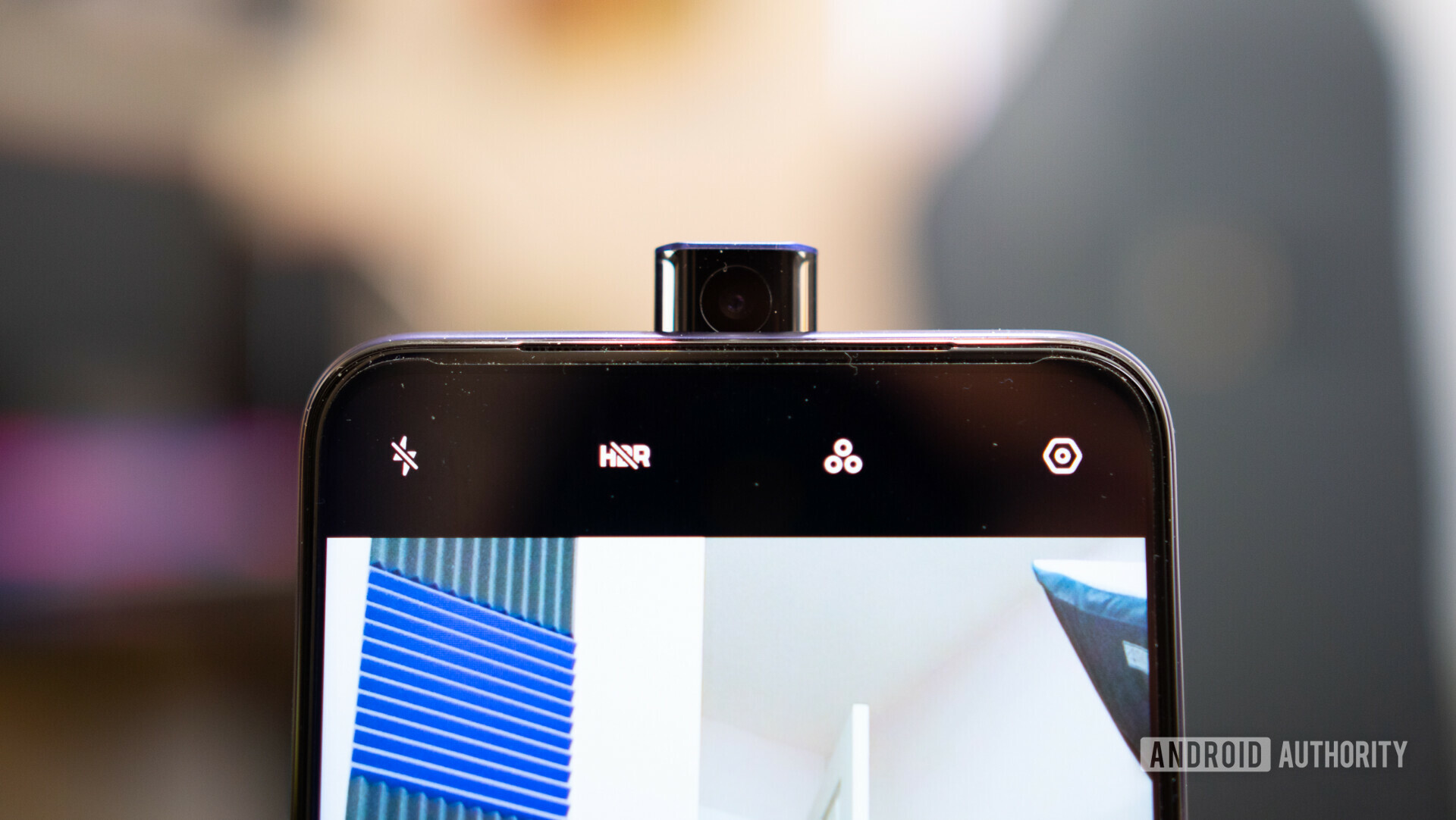 The OPPO F11 Pro pop-up selfie camera.