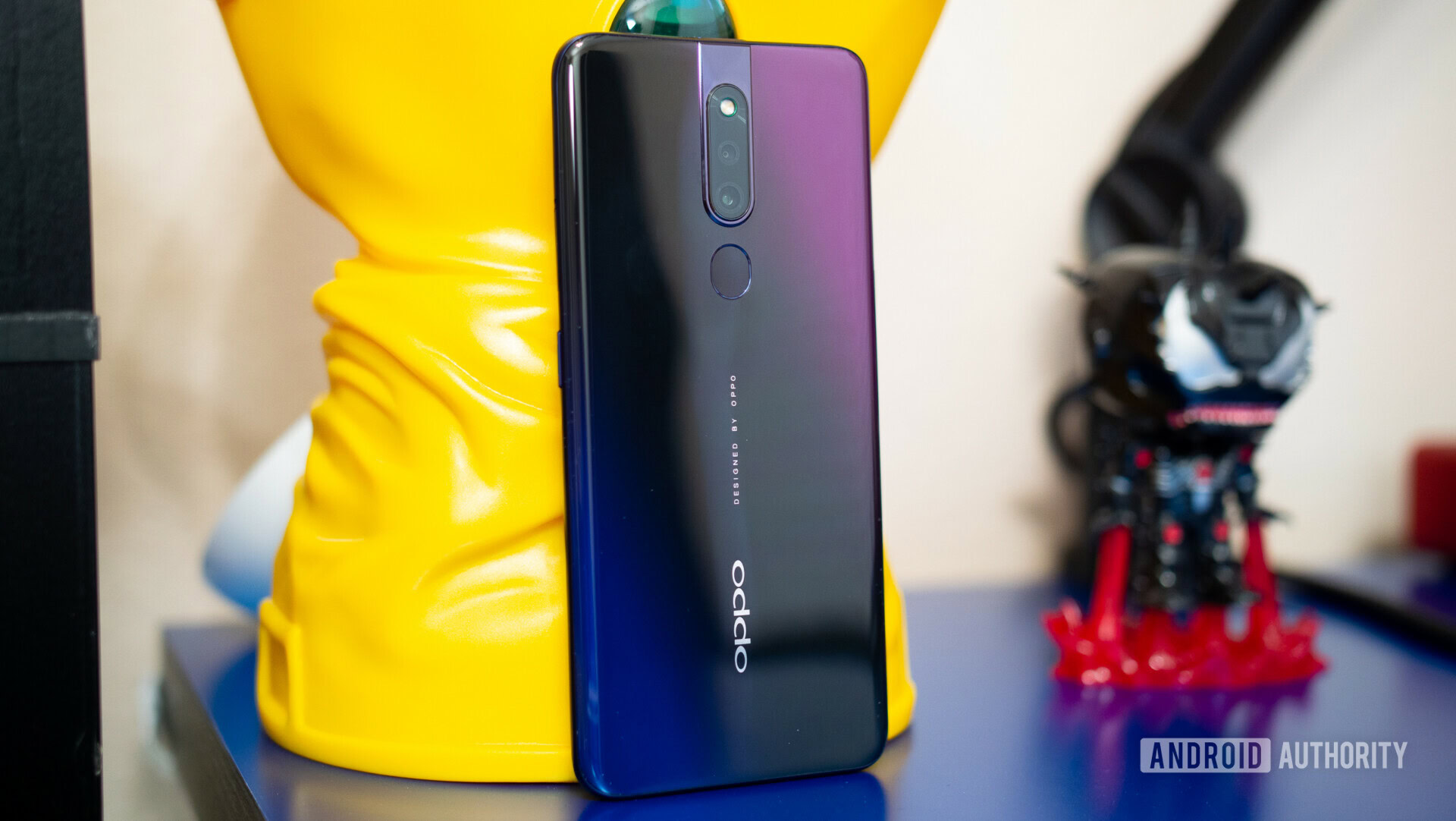 The back of the OPPO F11 Pro.