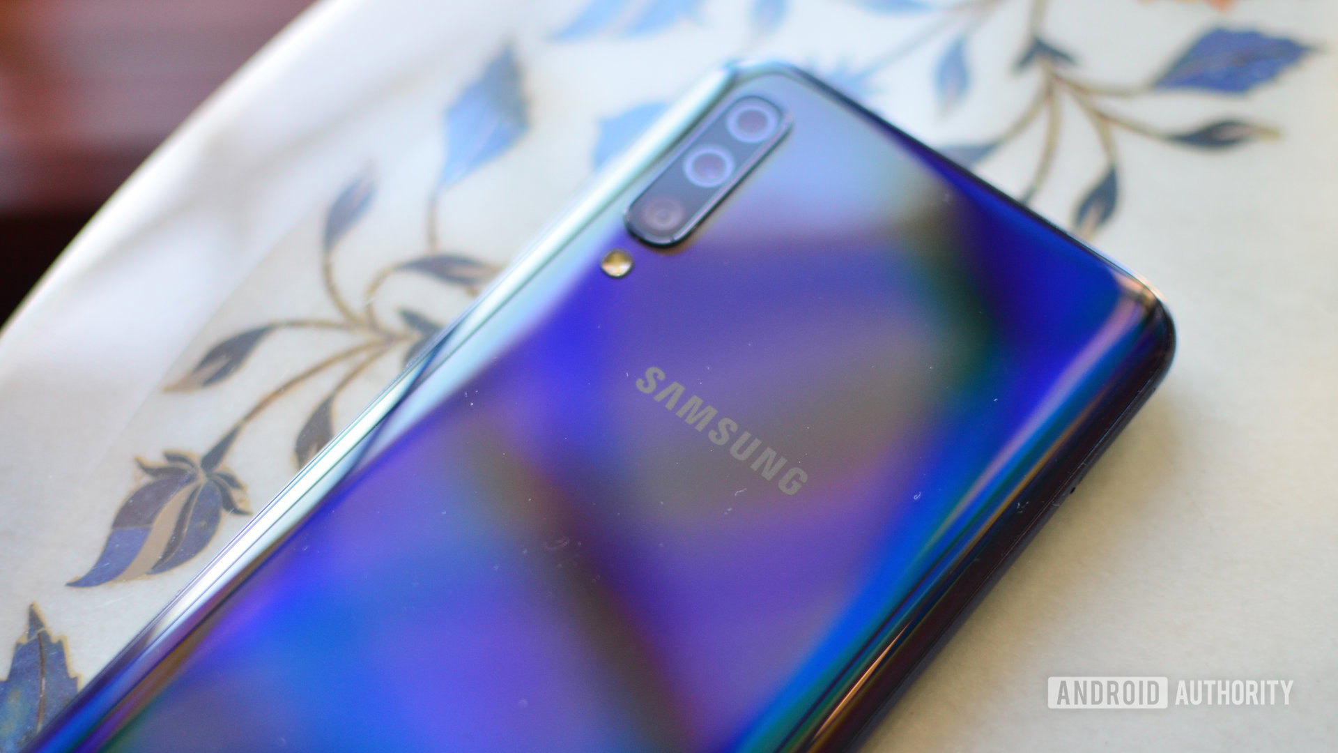 Samsung Galaxy A50 rear panel and triple camera