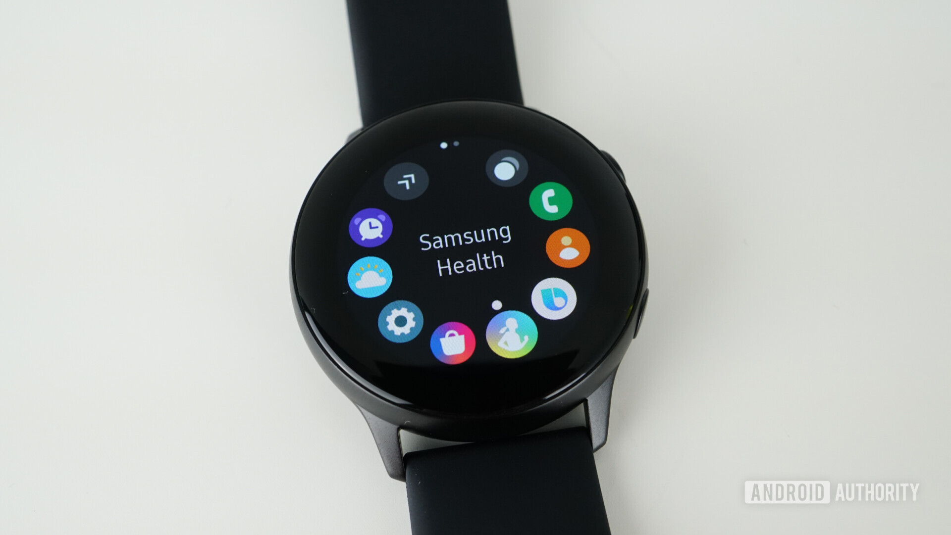 Samsung Galaxy Watch Active app picker