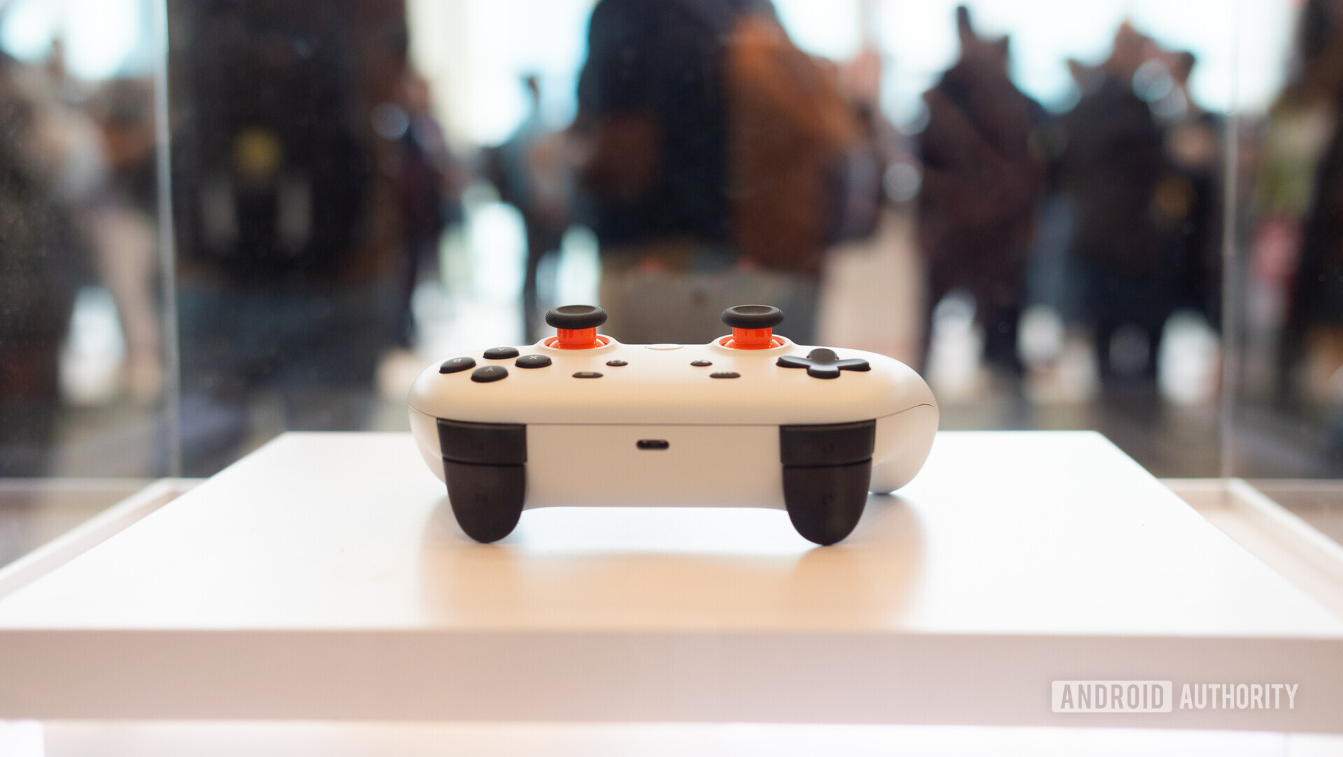 Google Stadia Controller shoulder buttons - the future of cloud gaming.