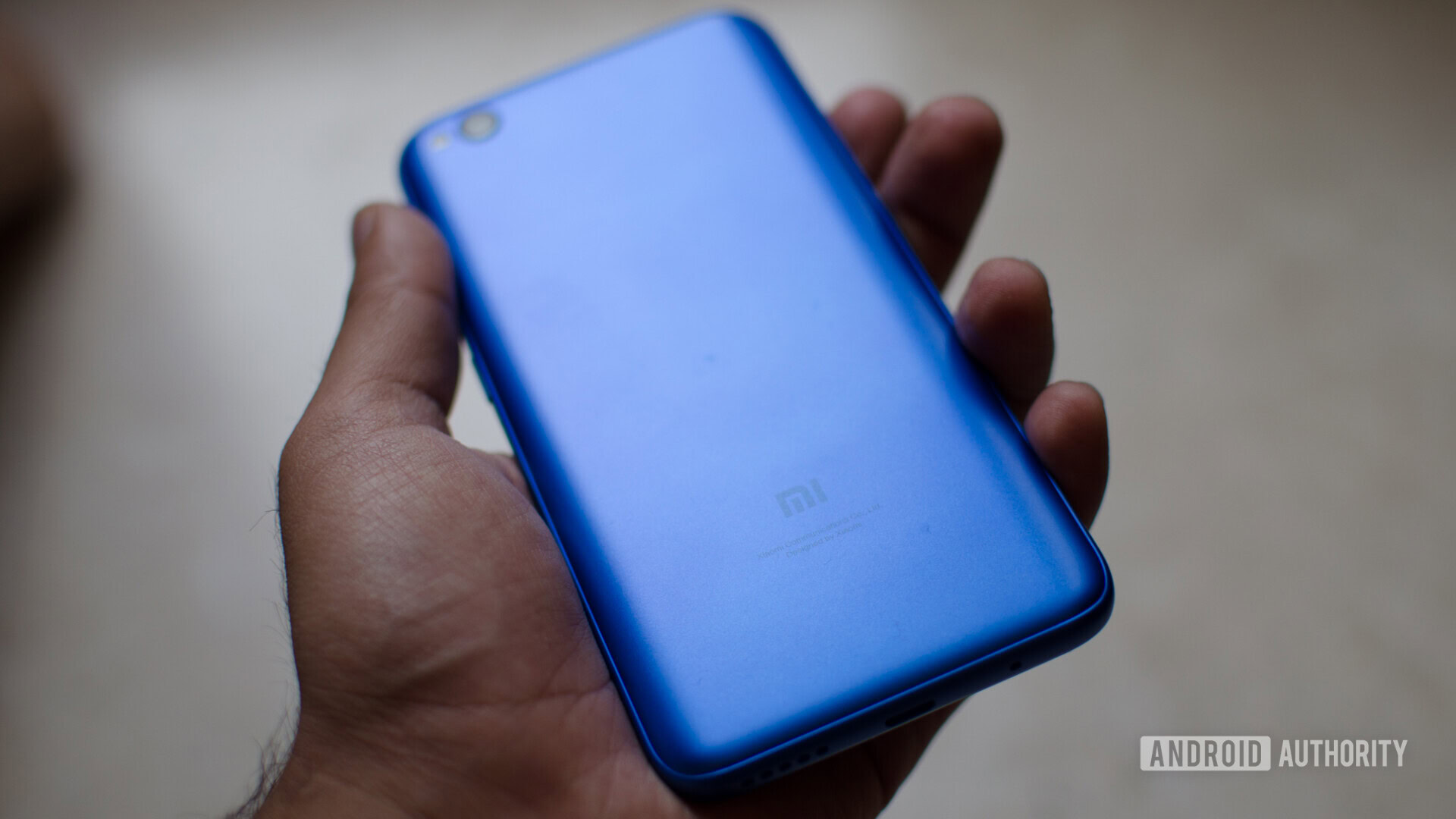 Xiaomi Redmi Go rear panel with logo