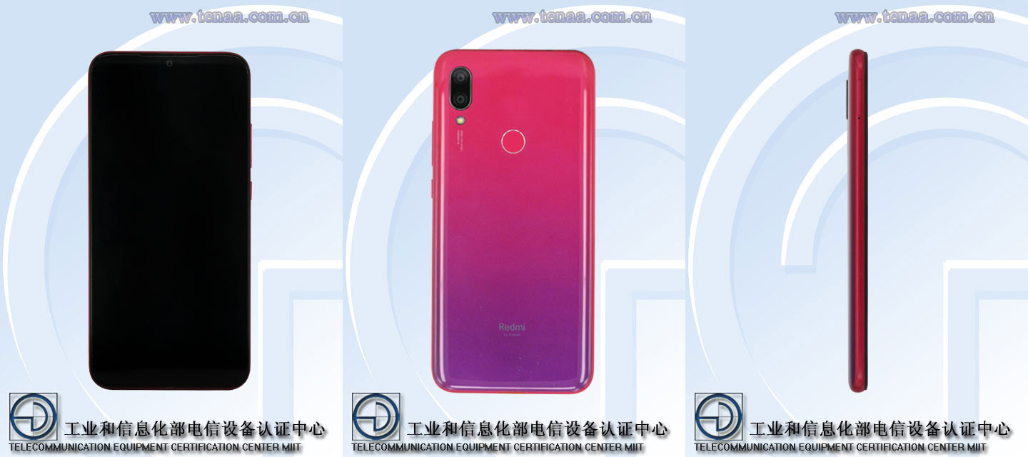 A Xiaomi Redmi phone seen on TENAA, rumored to be the Redmi 7.