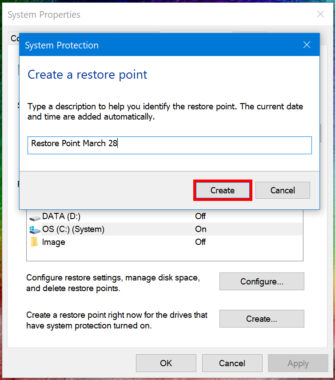 How to do a System Restore on Windows 10 to undo problematic updates