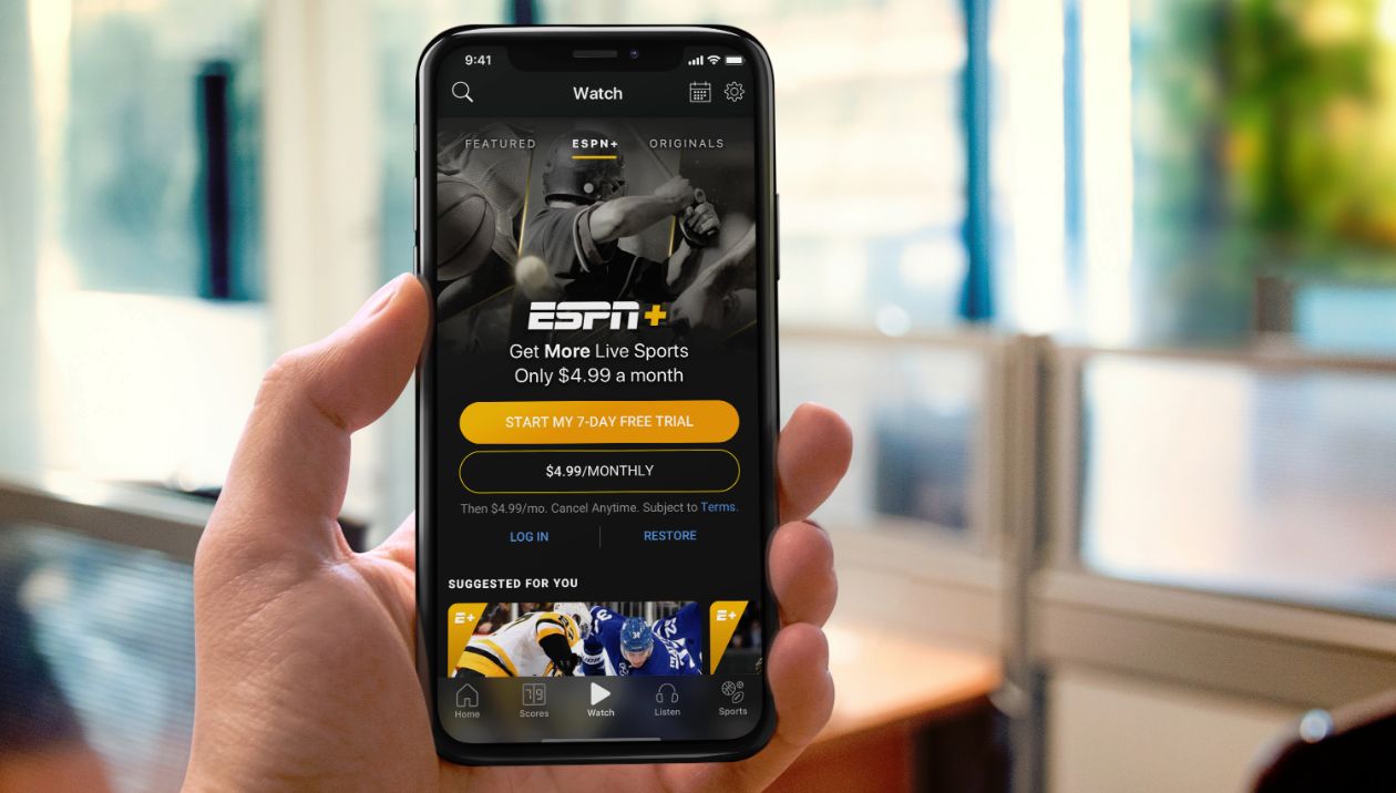 What is ESPN Plus - app on phone 