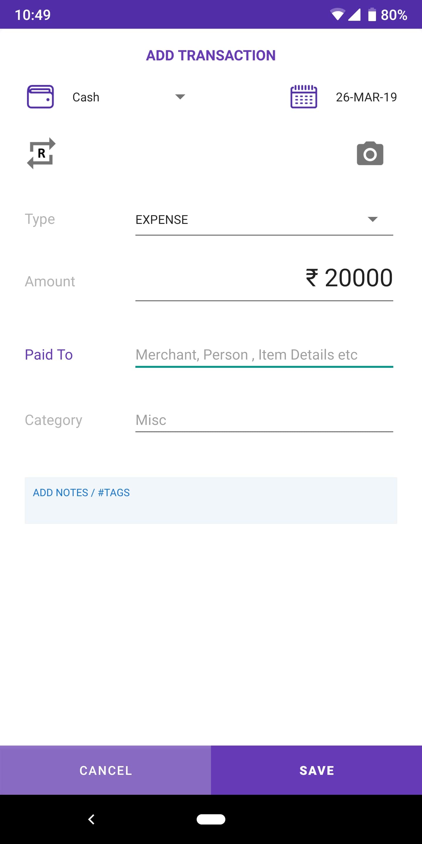 Screenshot of FinArt - one of the best money managment apps in India