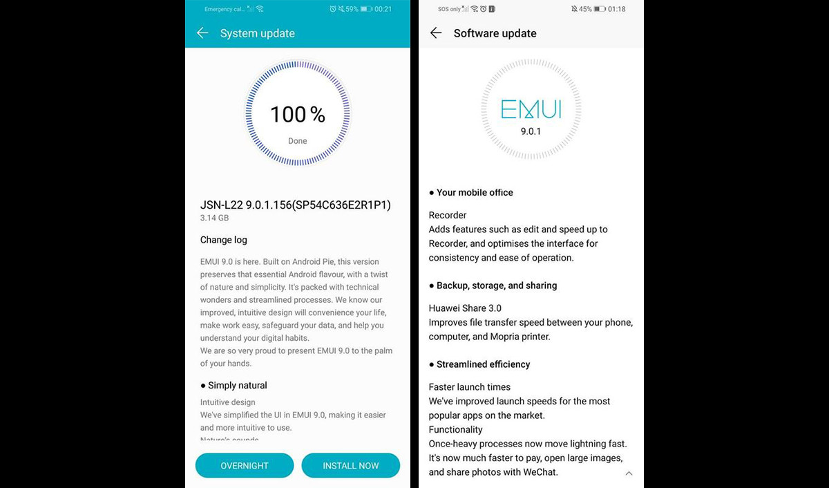 EMUI 9 and Android Pie for the HONOR 8X.