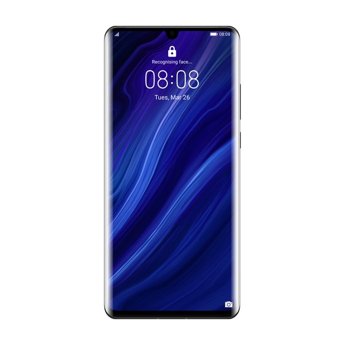 The front of the HUAWEI P30 Pro.