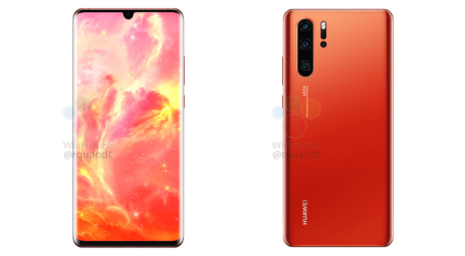 HUAWEI P30 Pro renders via WinFuture.