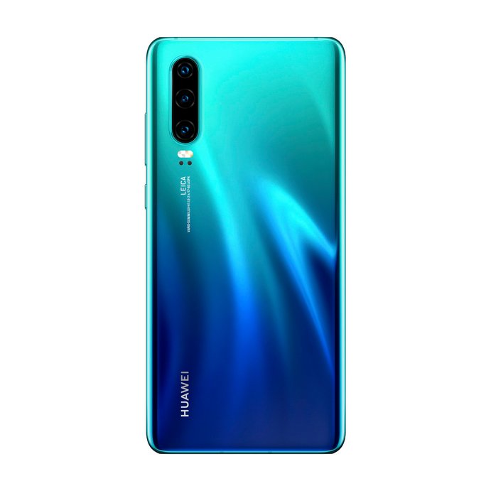 The back of the HUAWEI P30.