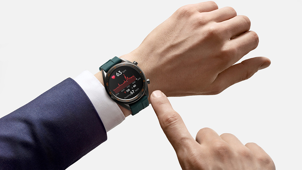 huawei watch gt 46mm active smartwatch on wrist