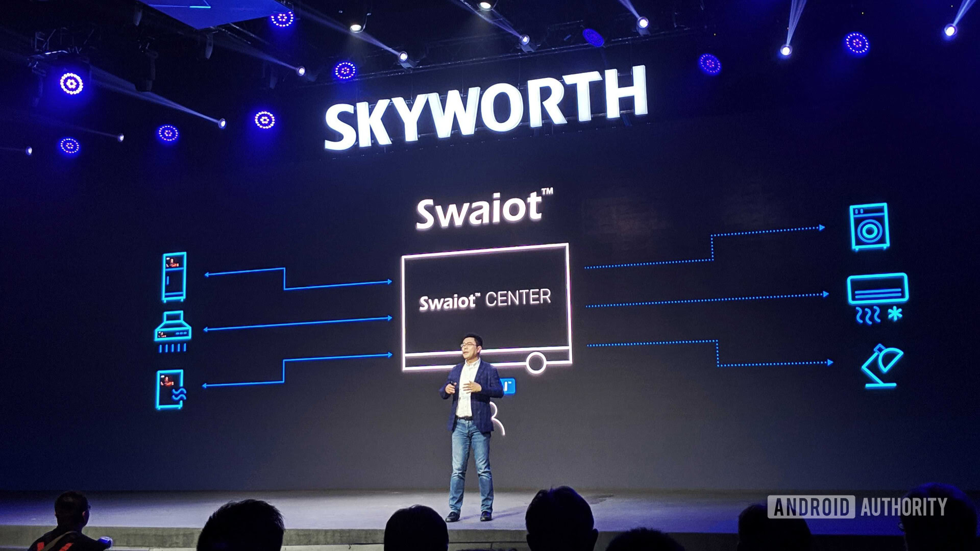 The SKYWORTH TV launch event.