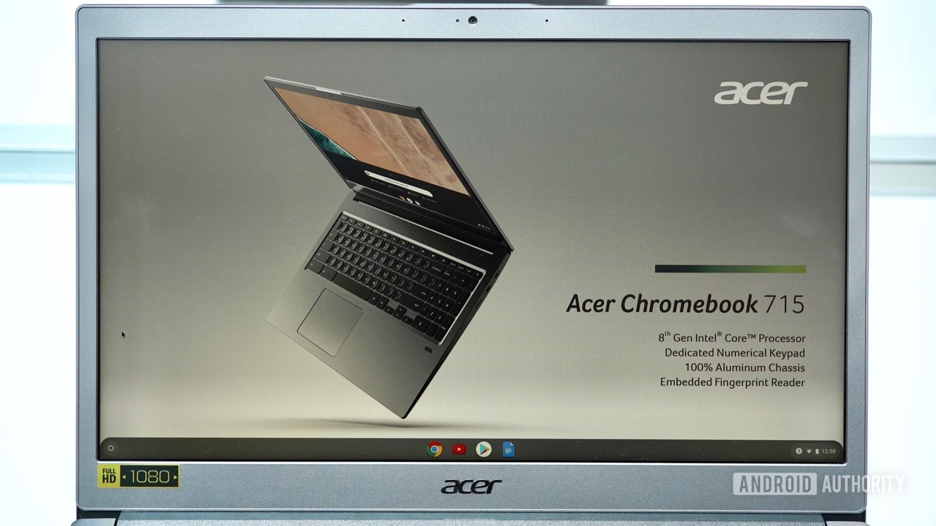Acer Chromebook 715 display