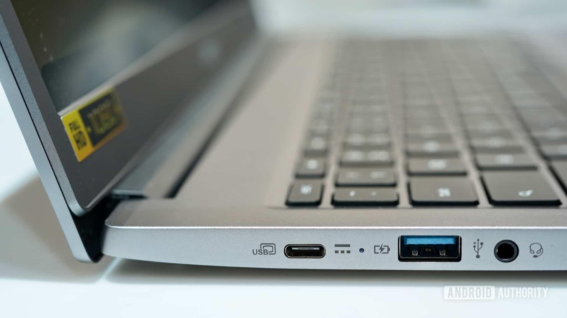 Acer Chromebook 715 left side ports