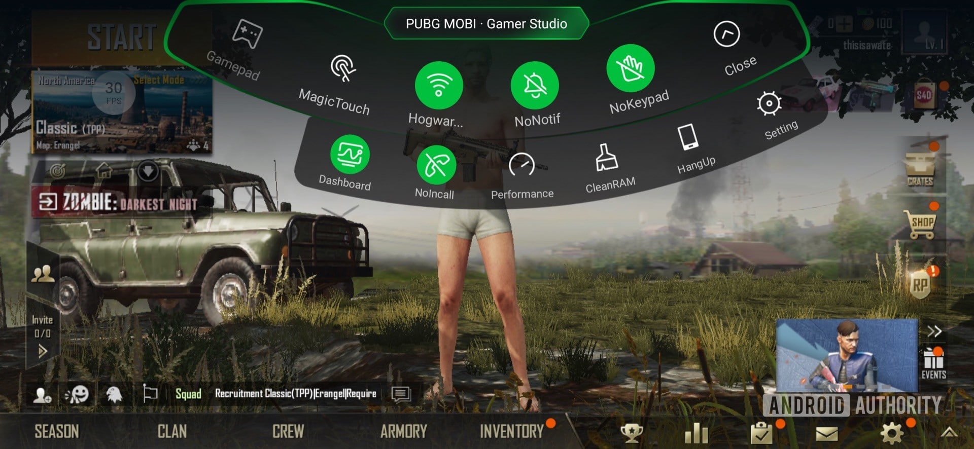 Black Shark 2 Review PUBG with performance dashboard