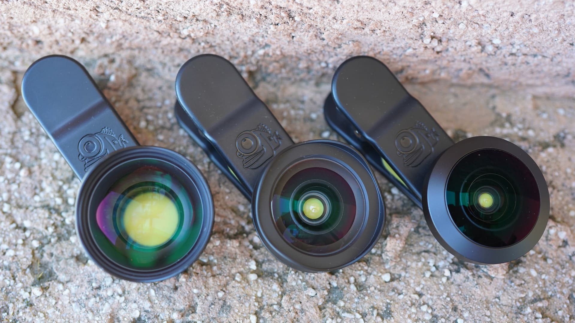 Black Eye Pro Kit G4 review three lenses