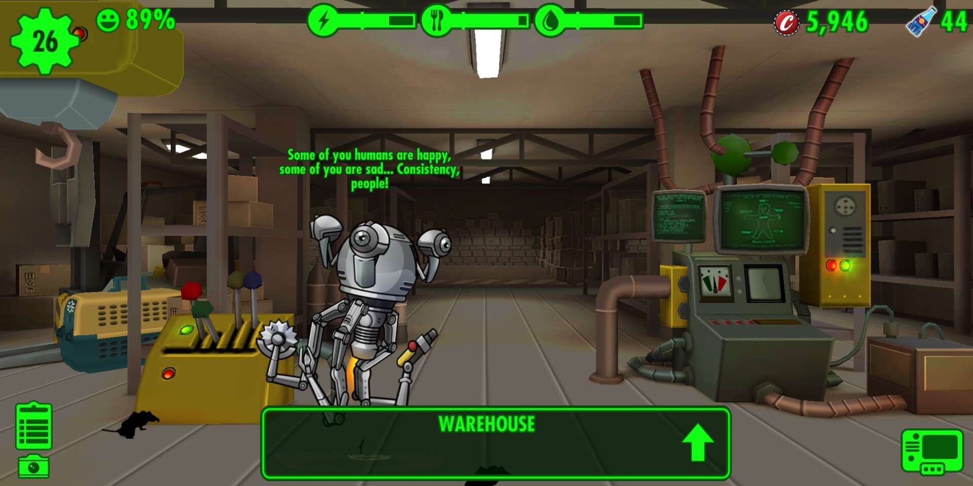 Fallout Shelter tips mr handy
