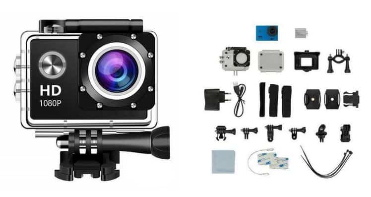 Full HD Action Cam with Accessories