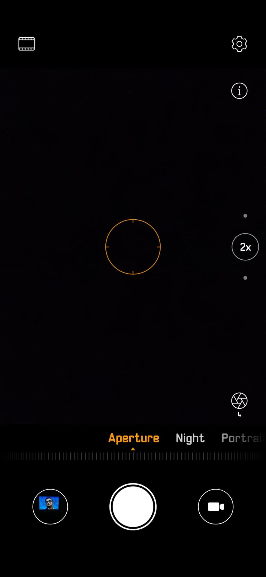 Huawei P30 Pro camera app Aperture mode