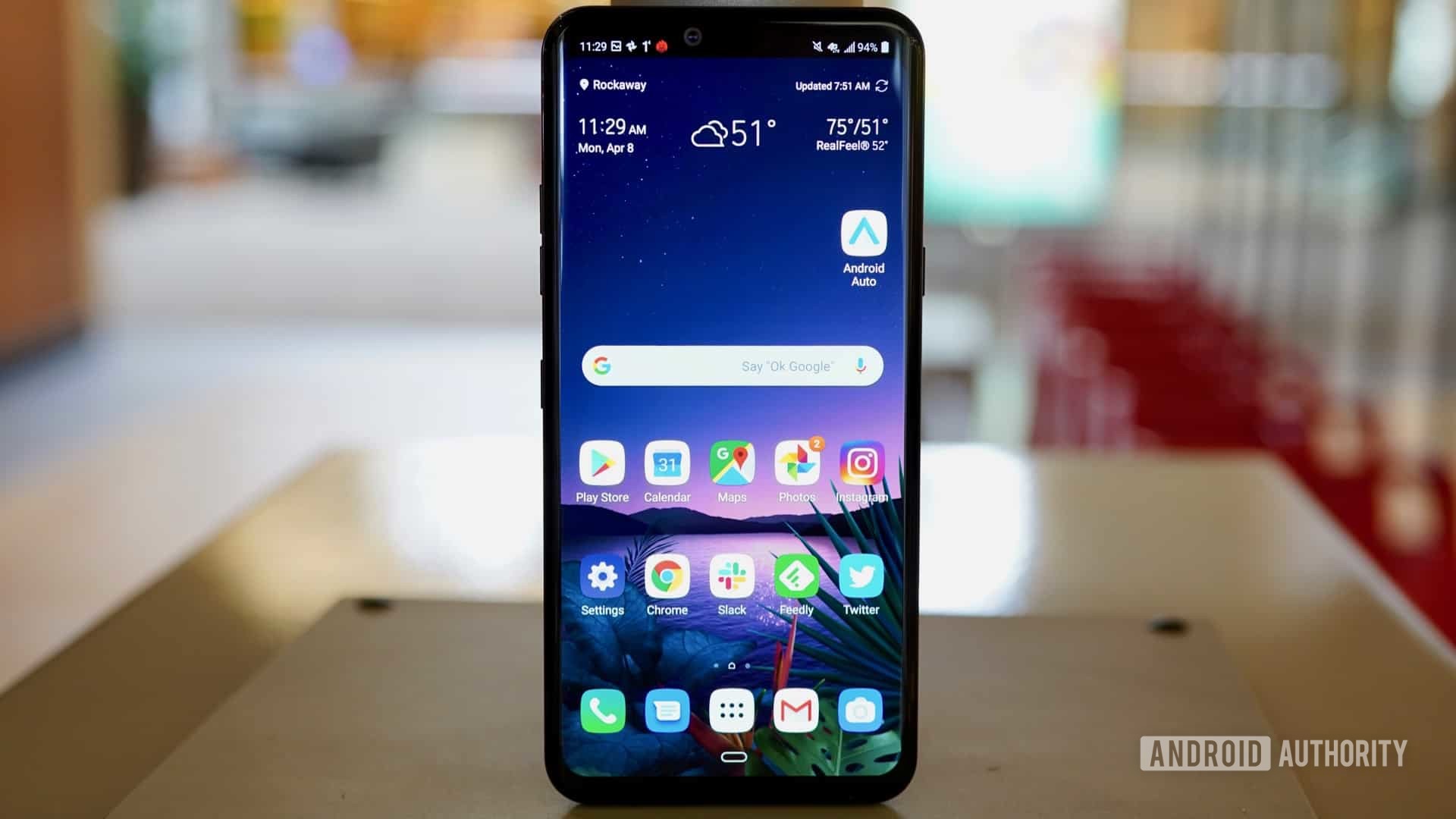 LG G8 ThinQ with a headphone jack