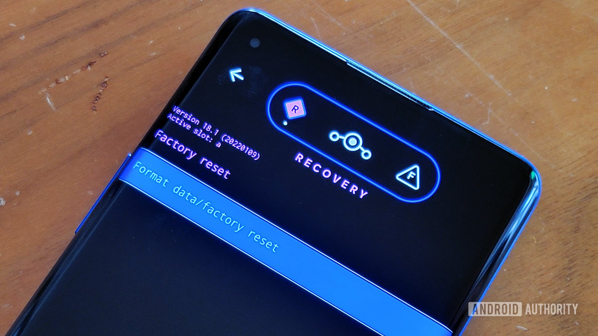 Lineage Recovery Factory Reset