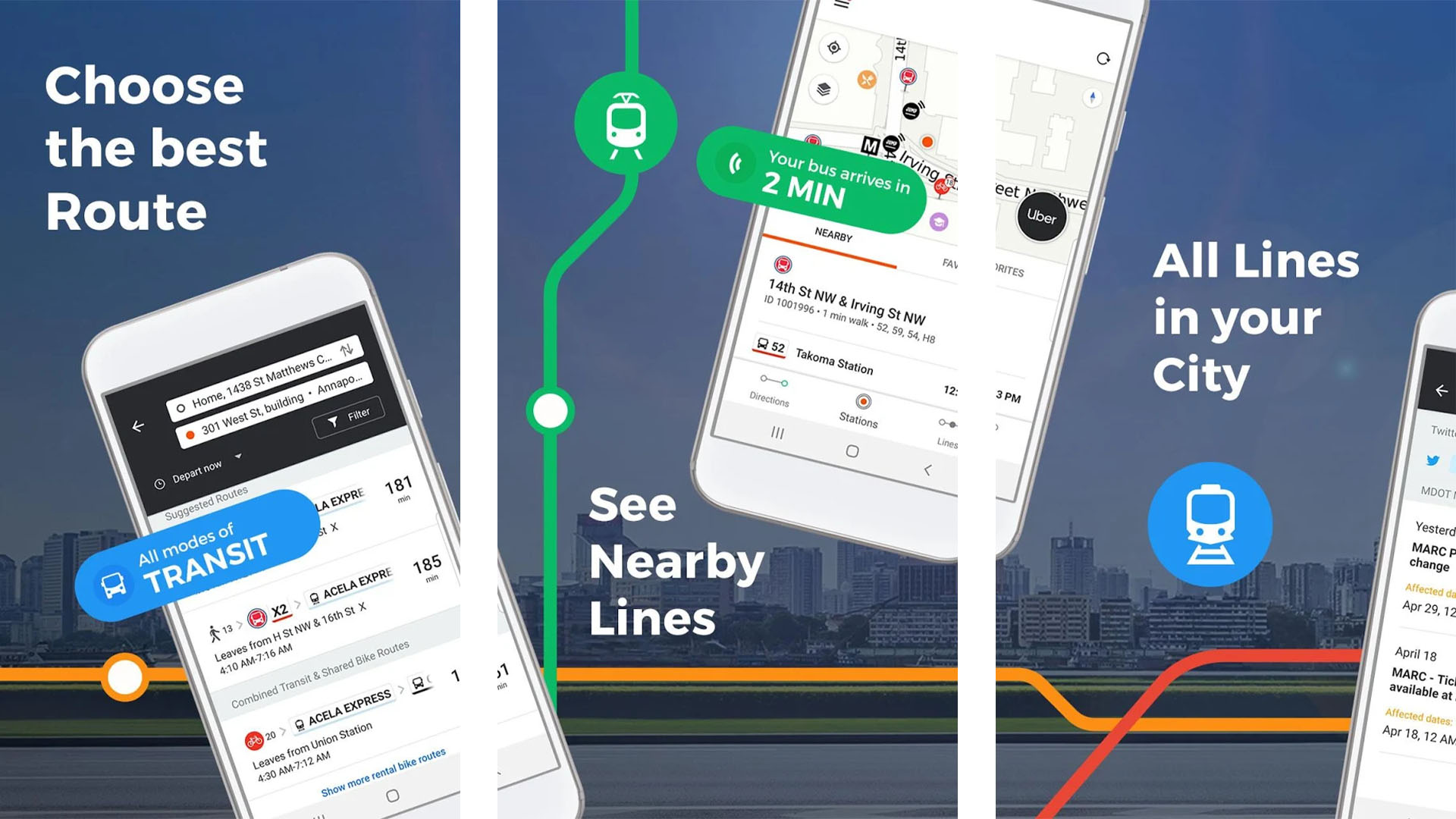 Moovit screenshot 2020