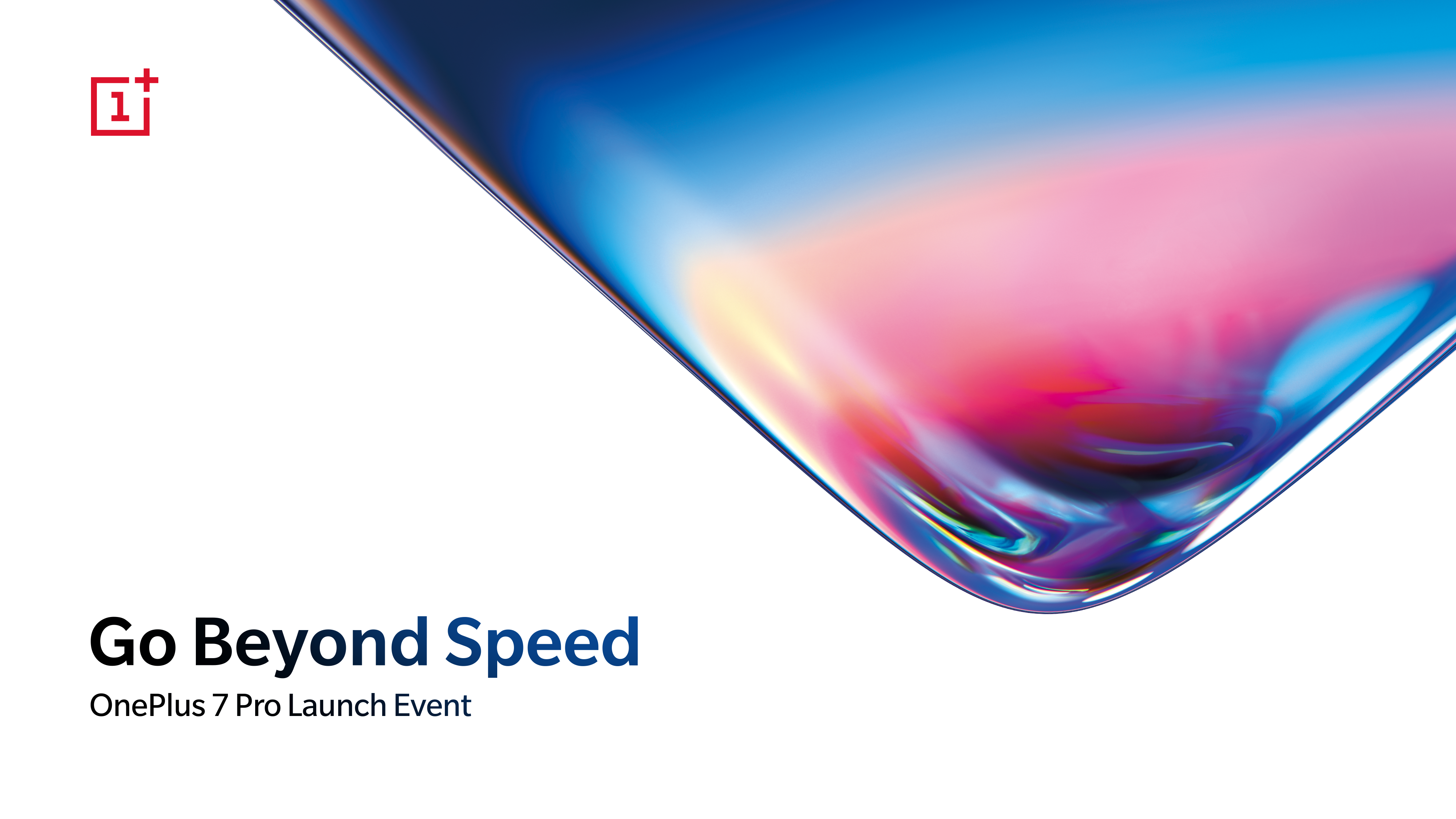 OnePlus 7 launch event poster